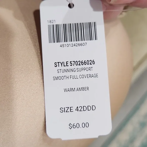 Soma Stunning Support Smooth Full Coverage Underwire Bra Size 42 DDD - Picture 5 of 6